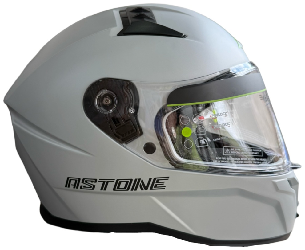 Мотошлем ASTONE GTO7 серый матовый L