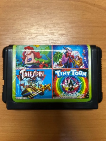 Mermaid, Fantasia, Tale Spin, TinyToon Adventures SEGA ENG