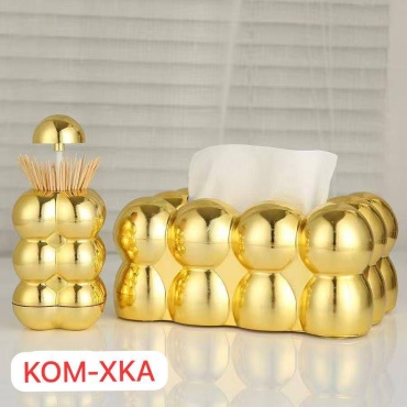 Салфетница + подставка для зубочисток, пластик