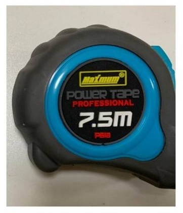 MAXIMUM рулетка строительная V-386, 7.5 м х 7 мм