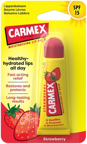Carmex бальзам Strawberry SPF15 10 г