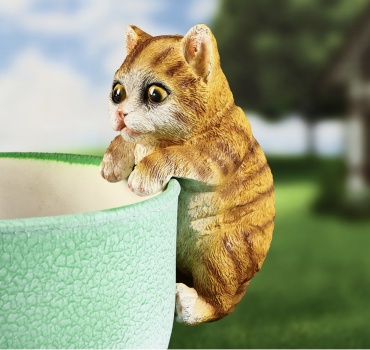 Фигура Фигурка Котик на горшочек 082190839 13 см