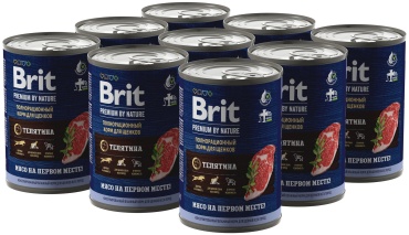 Brit Premium Телятина для щенков всех пород 410 г 9 шт