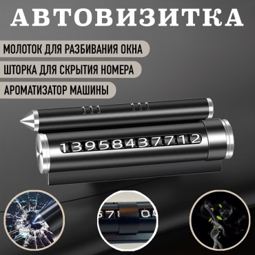Автомобильная визитка 753712856v5.1 черный