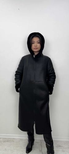 Дубленка ZIFOLeather черный