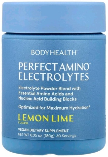 Посттренировочный комплекс BodyHealth Perfect Amino Electrolytes Lemon Lime 180