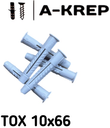 A-Krep дюбель универсальный 10х66 мм, 50 шт