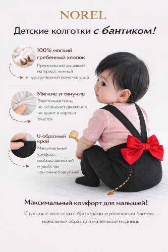 Колготки NOREL черный
