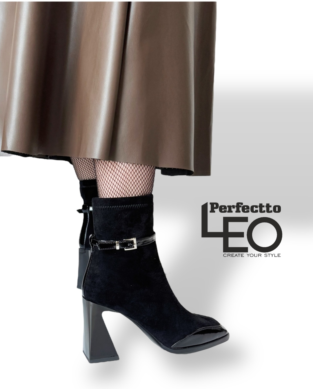 Ботильоны LEO черный