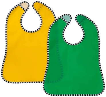 Нагрудник IKEA GRONFINK 90572410, мин. возраст с рождения, 2 шт