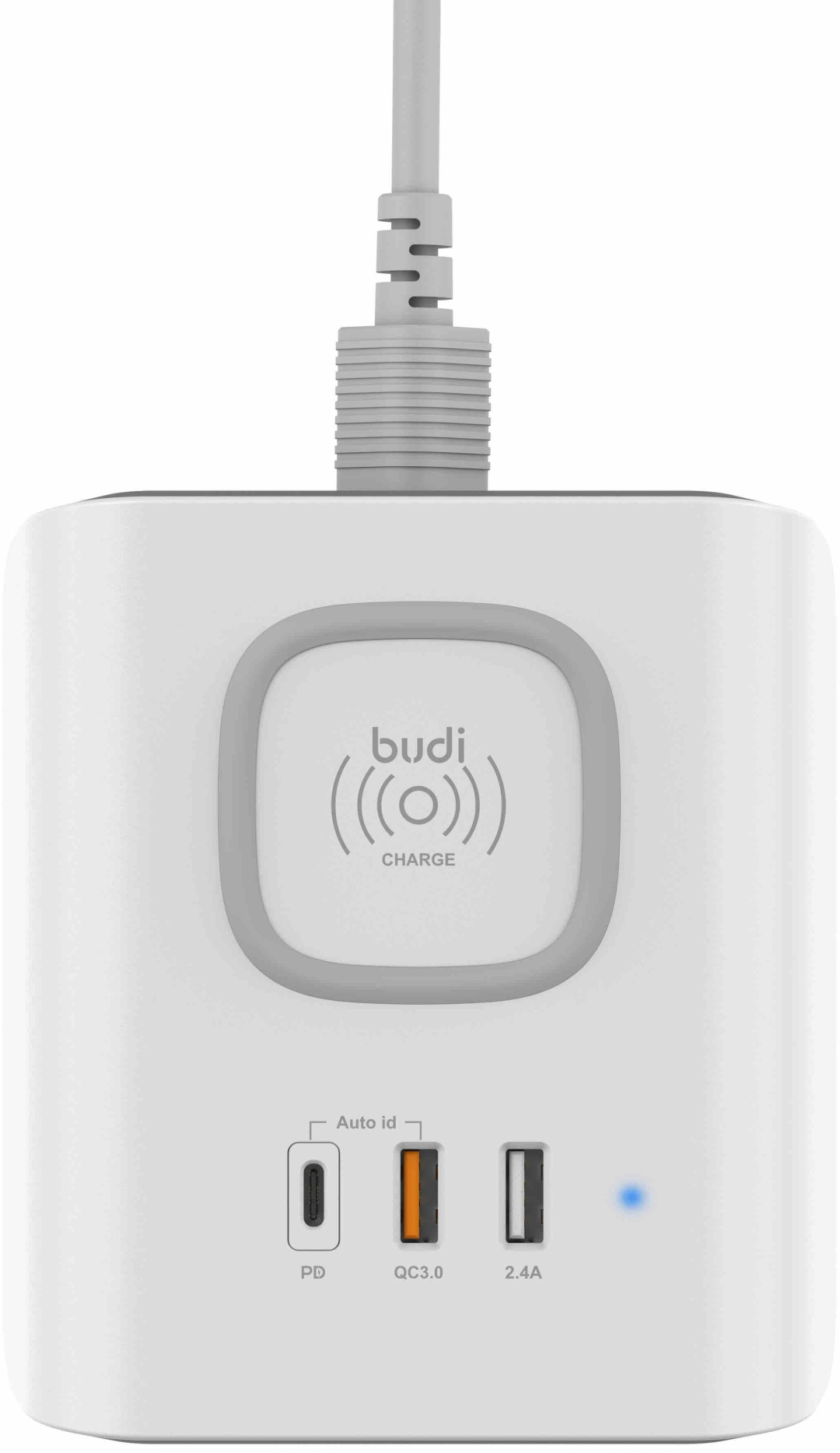 Зарядное устройство Budi M8J027T USB Type-C, USB 18 Вт белый