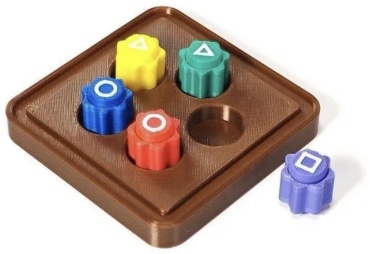 Игральный кубик ролевой 5 шт, мультиколор