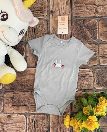 Боди Twins Textile серый