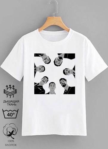 Футболка Qazahi brand белый