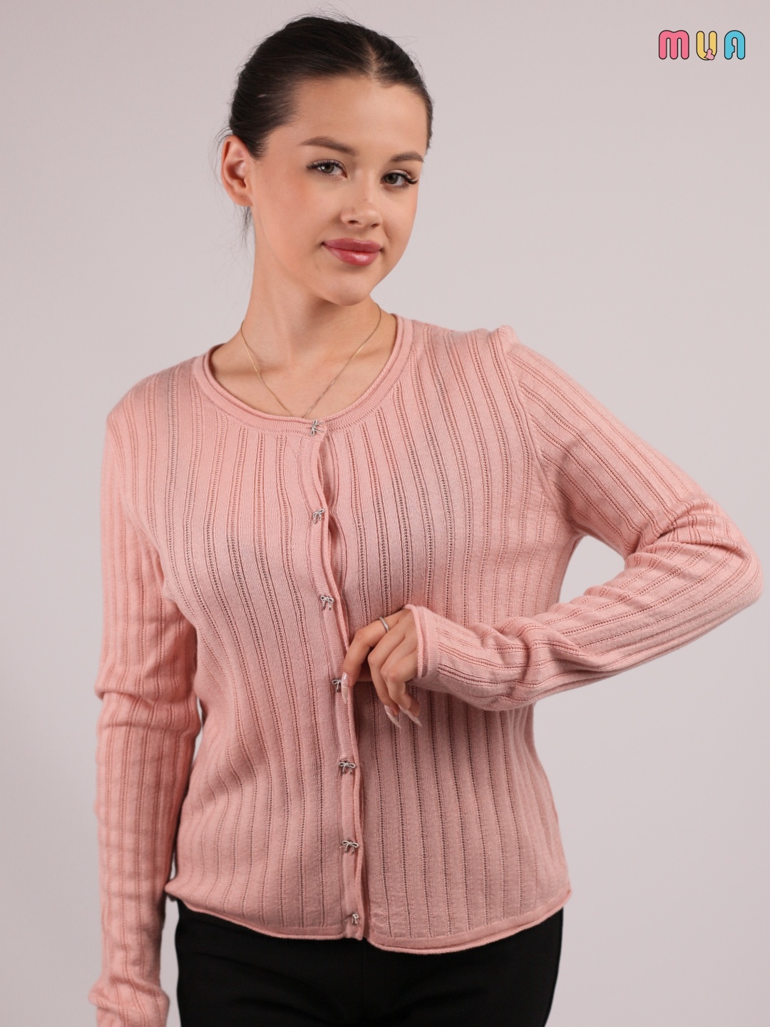 Кардиган MUA розовый