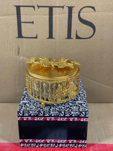ETIS сахарница А13 1 шт, стекло, металл