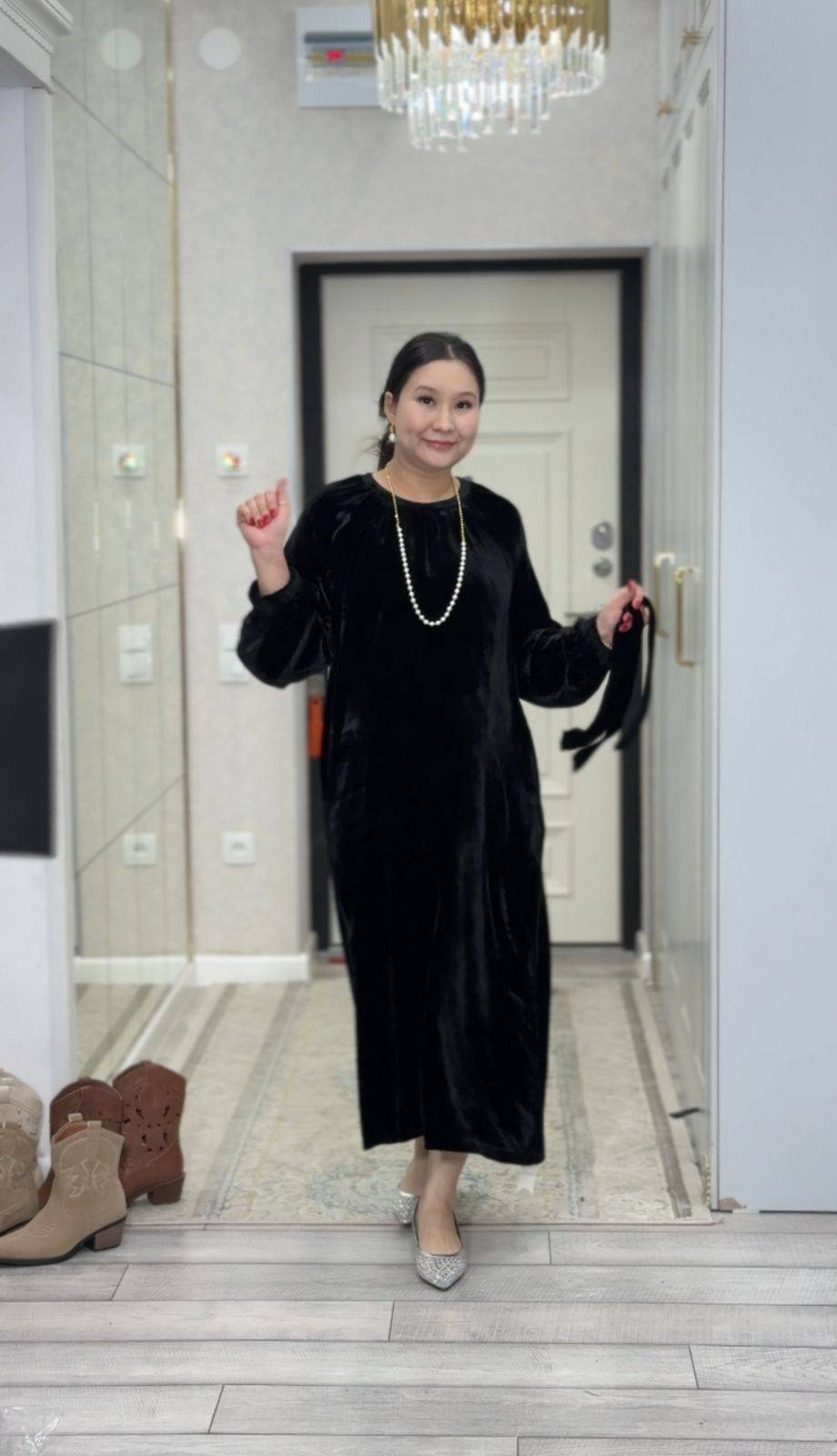 Вечернее платье черный