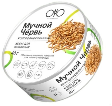 ONTO Мучной червь консервированный 40 г
