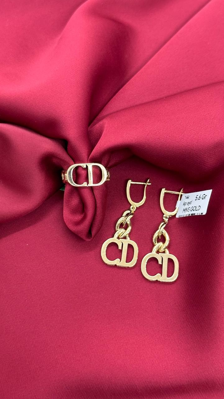 Комплект 3161 gold Rayan gold вес 8.1 г золото, без вставок