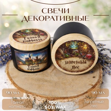 Ароматическая свеча Harry Potter 5 см, 2 шт