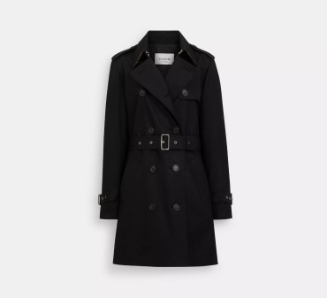 Тренчкот Coach черный