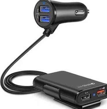 Зарядное устройство QC3.0 USB черный