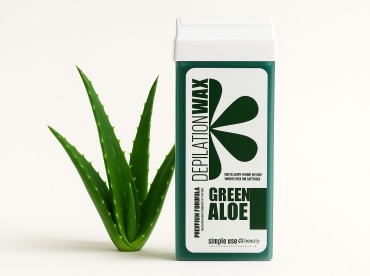 Воск гелевый Simple Use Beauty Aloe Vera плотность средняя в картридже 100 мл
