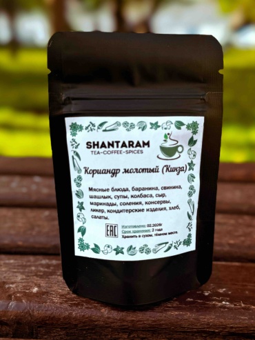 Shantaram кориандр молотый 25 г