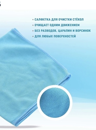 Тряпка 78800 1 шт, микрофибра