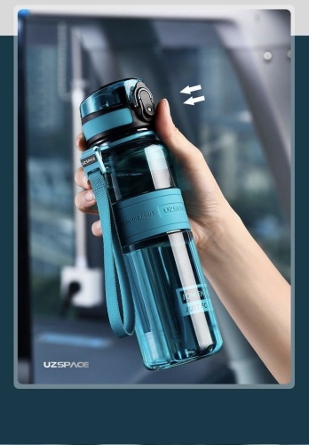Бутылка UZSPACE 5022-5140 350 мл голубой