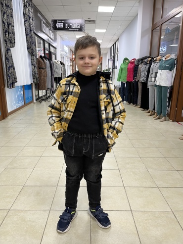 Рубашка прямая MUTLU желтый