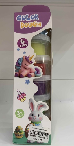Тесто для лепки Color Dough 019606 количество цветов: 6 шт