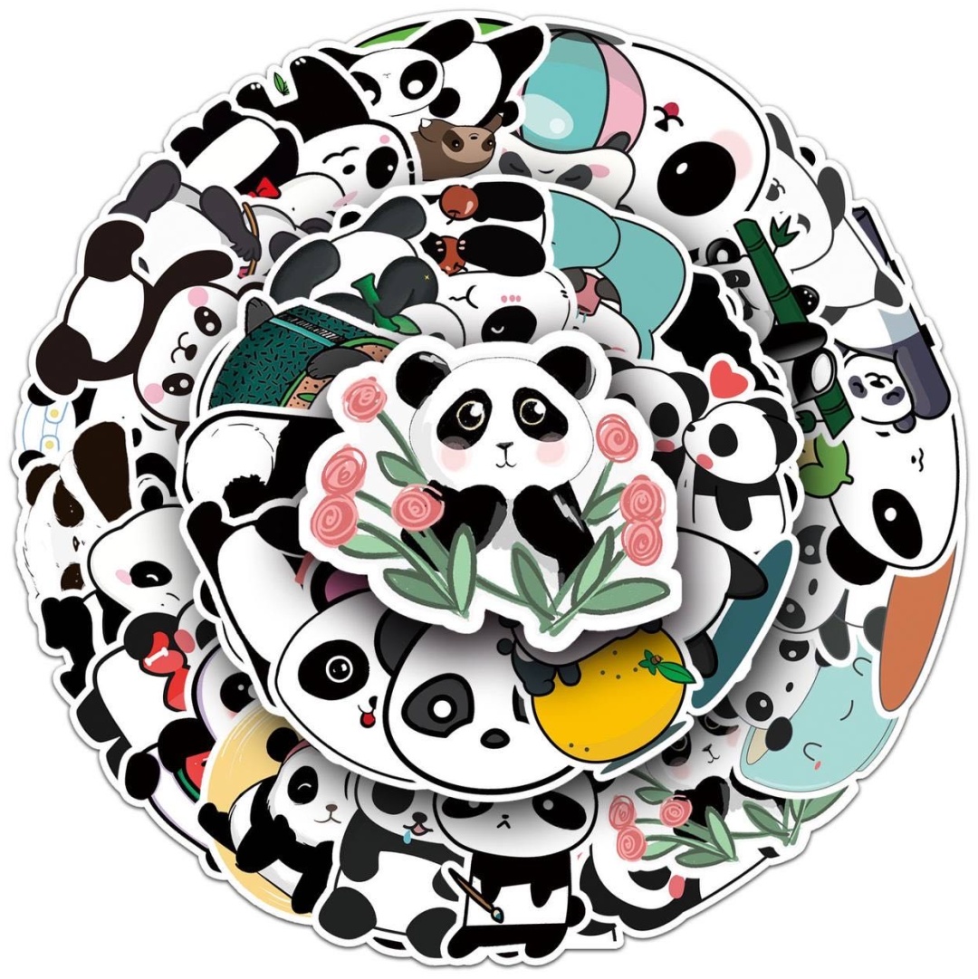 Наклейки Набор Panda 50