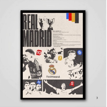 Картина Real madrid 21x29.7 см
