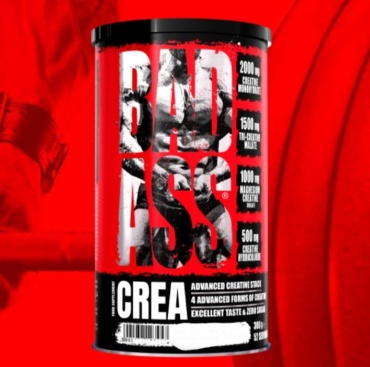 Креатин BAD ASS Crea Black фруктовый пунш 300 г