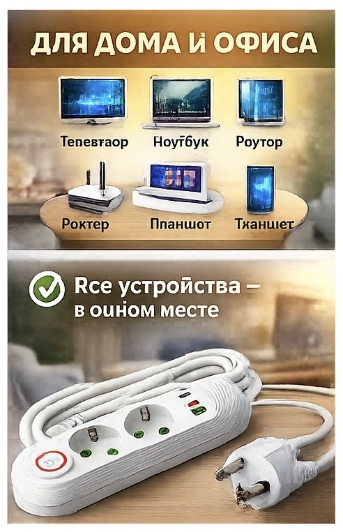Удлинитель 30348919_984963261, 3 м