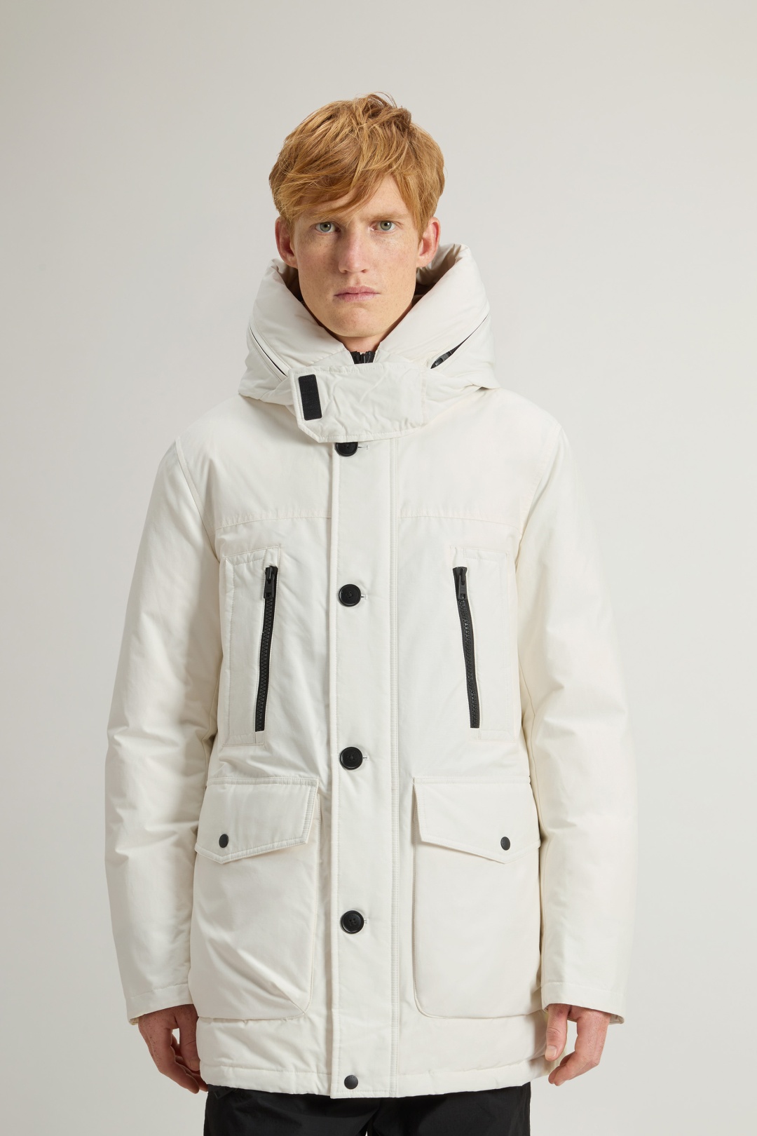 Парка WOOLRICH белый