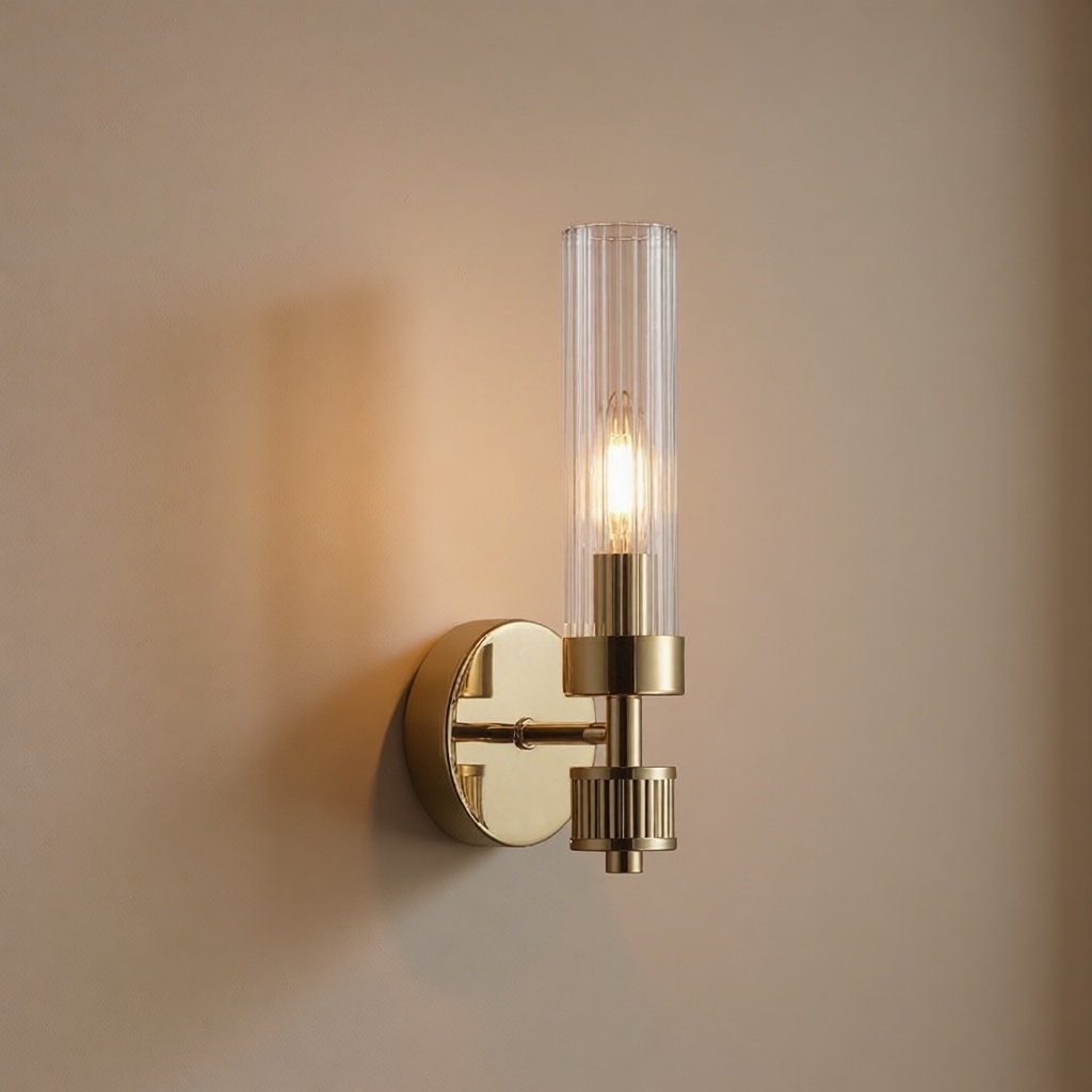 Бра настенный ALEM LIGHT Е14, золотистый