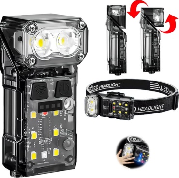 LED X52 налобный черный
