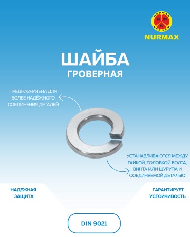 Шайба гроверная М10