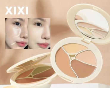 XIXI xixi стойкий макияж, четырехцветный консилер для маскировки темных кругов, следов от прыщей консилер 01