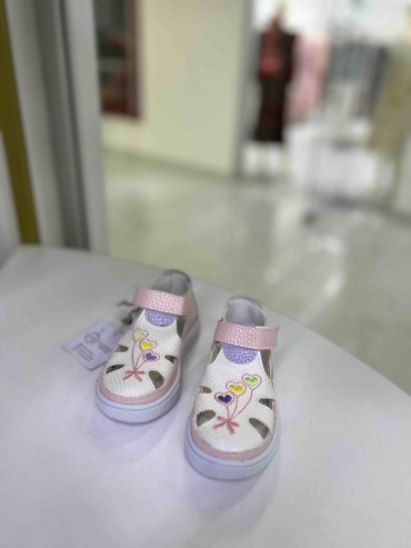 Сандалии Sirin Bebe бежевый, розовый