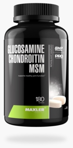 Maxler Glucosamine Chondroitin MSM 180 таблеток