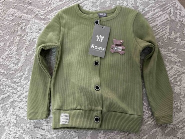 Кардиган Mini Flower зеленый
