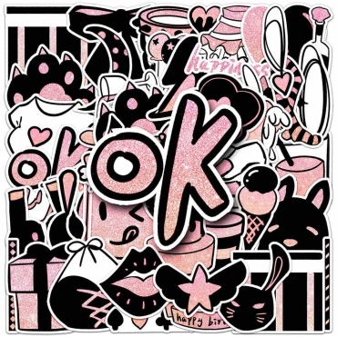 Набор OK black/pink 50