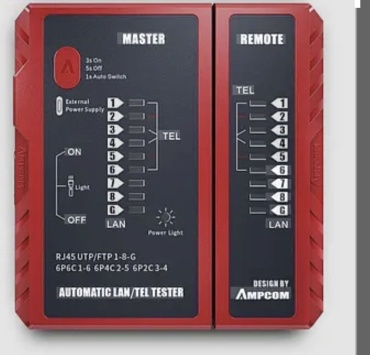 Кабельный тестер LAN Cable Tester, аналоговый