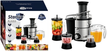Соковыжималка Starlux Sl-21015 серебристый