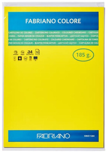 Цветная бумага Fabriano 451, двусторонний А4, 10 л