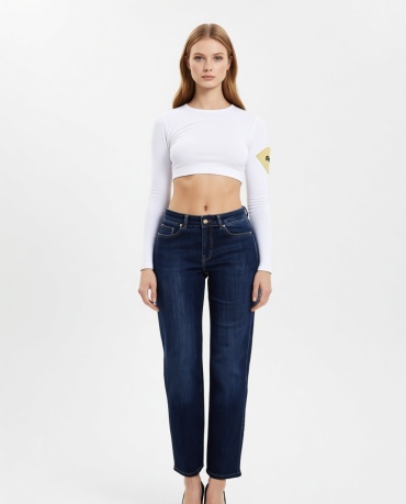 Джинсы прямые WHITNEY JEANS темно-синий