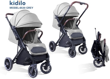 Коляска прогулочная Kidilo Kiddo 6530, серый